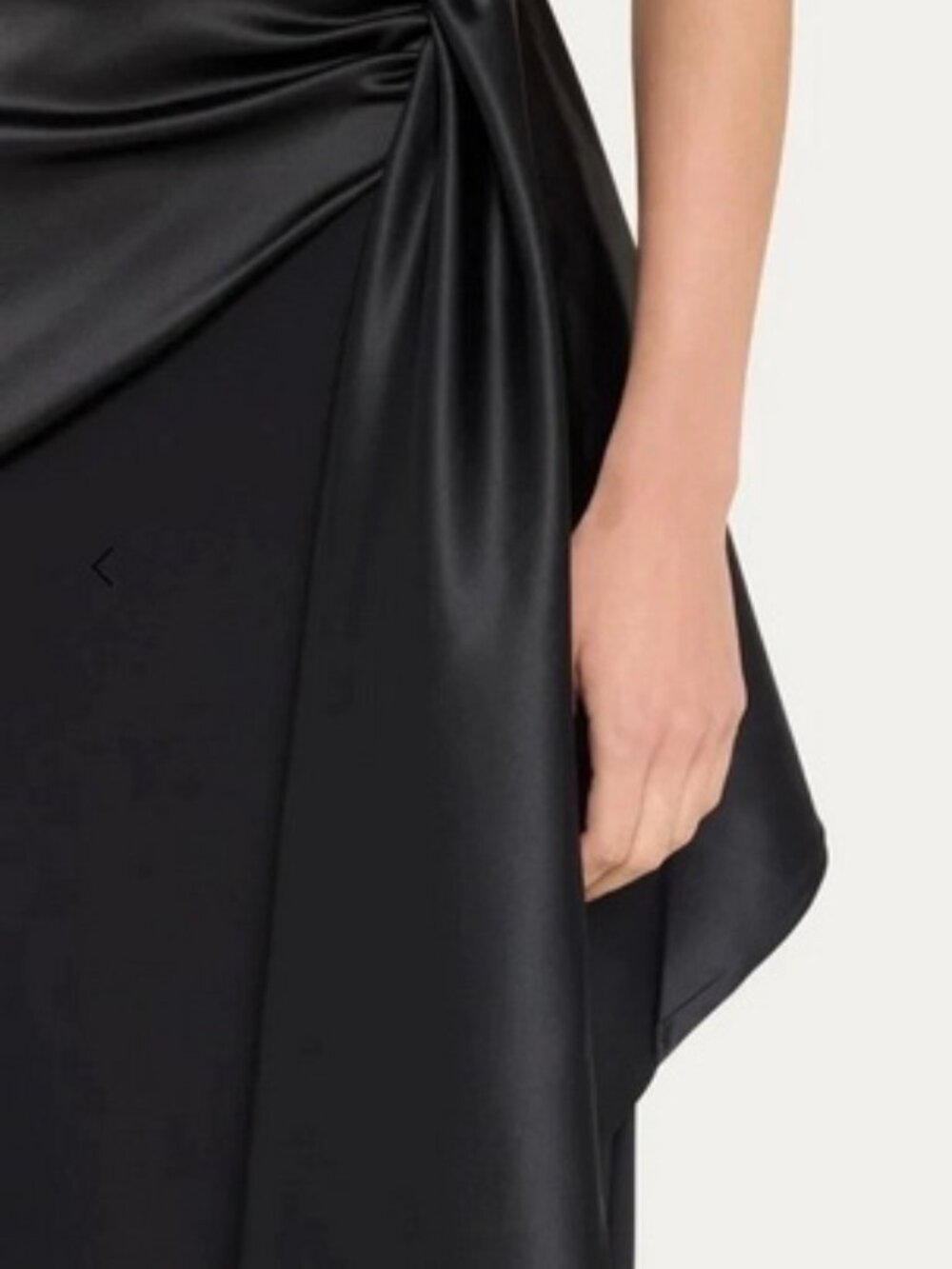 Chiara Boni La Petite Robe Black Gudairi Column Gown - Picture 4 of 4